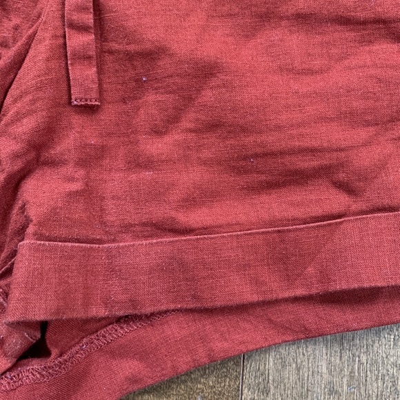 Orange Summer Flowy UniQlo Shorts - Picture 4 of 6